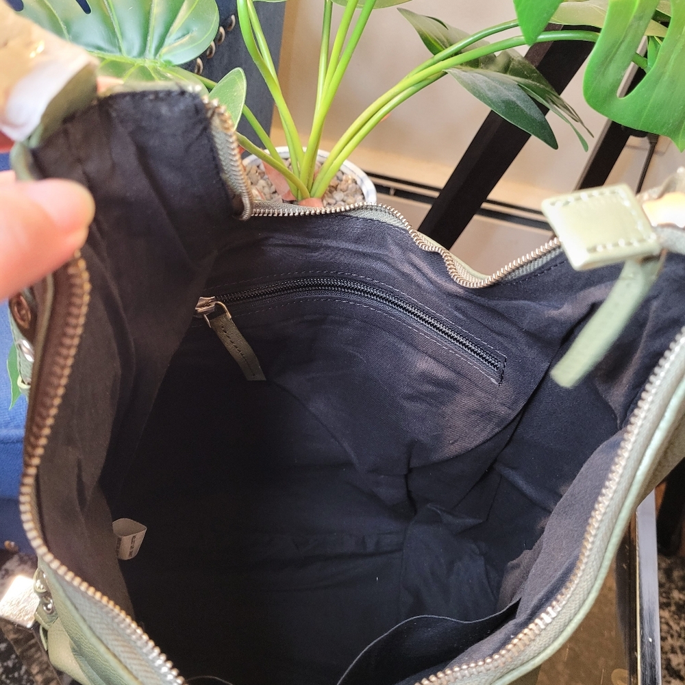 Beautiful Olive Green Boho Shoulder Bag – "Slight imperfections" - Picture 9 of 16